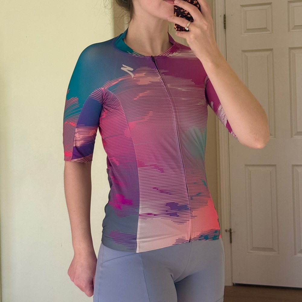 Women's Multicolor Cycling Jersey